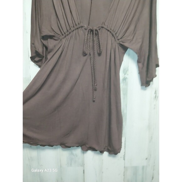 Athleta Women's Medium Brown Swim Cover Up - Picture 2 of 5